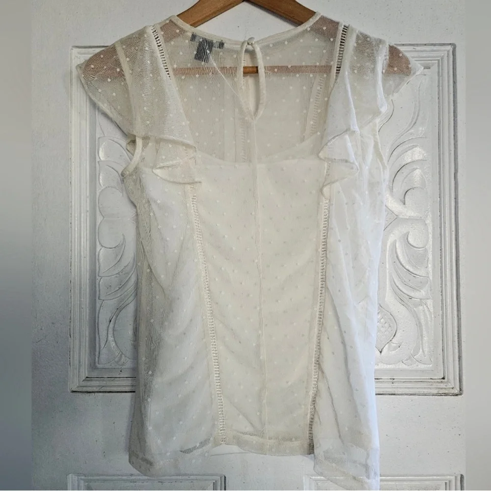 Halogen Women's Ivory Lace Blouse - Picture 3 of 9